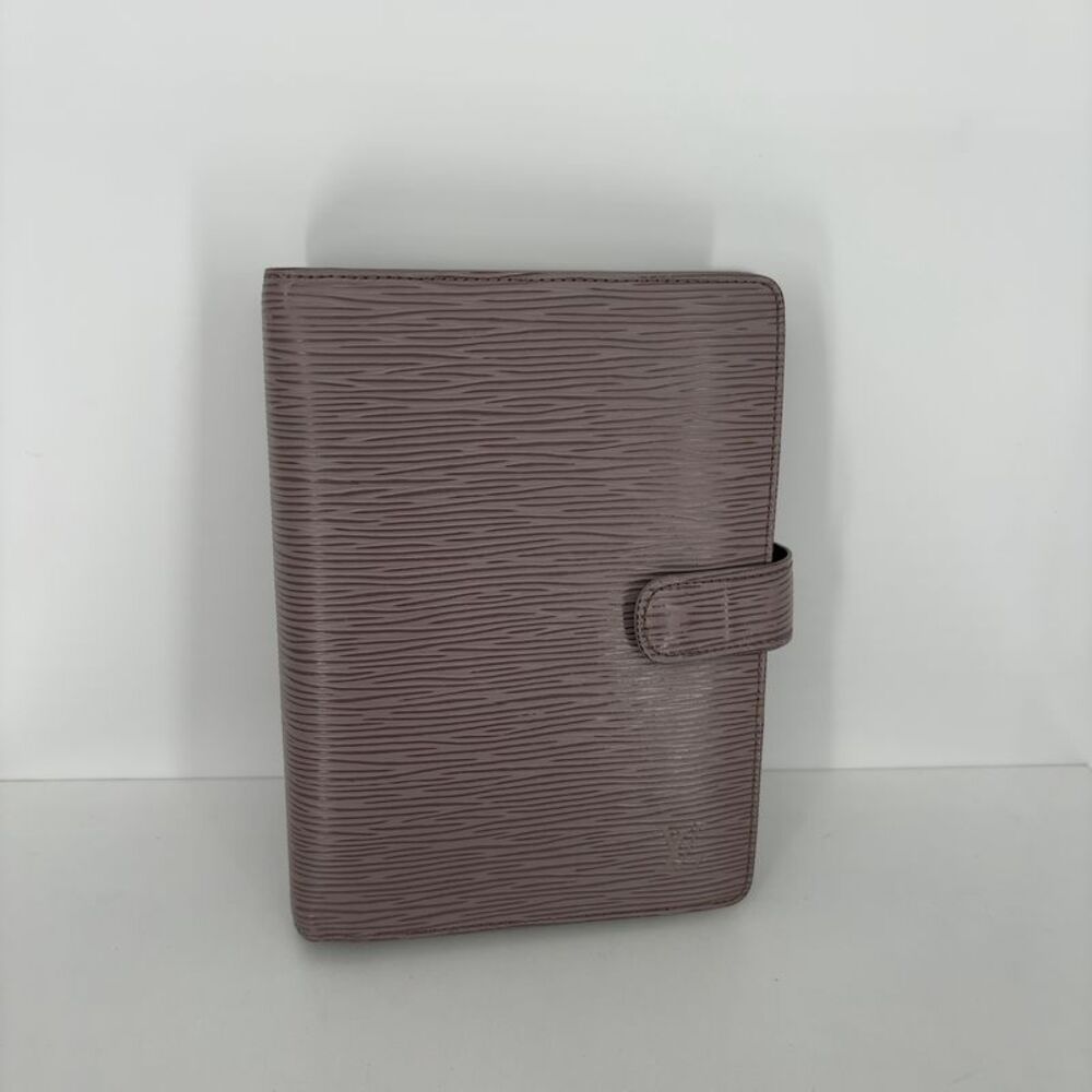 Louis Vuitton Leather Agenda in Lavender
